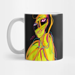 Zweifarbiges Portrait Mug